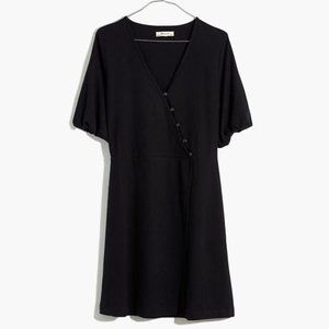 Madewell Cross-Front Button Dress